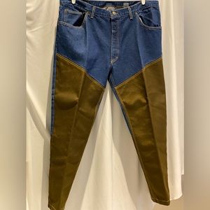 Snake Bite Denim and Cordura Jeans, Men’s Jeans Size 44x30 waist/inseam.